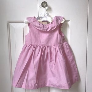 Jacadi Paris Pink Cotton Dress Baby Girl Size 18M